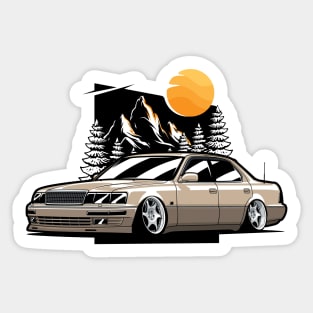 Brown LS400 JDM Sticker